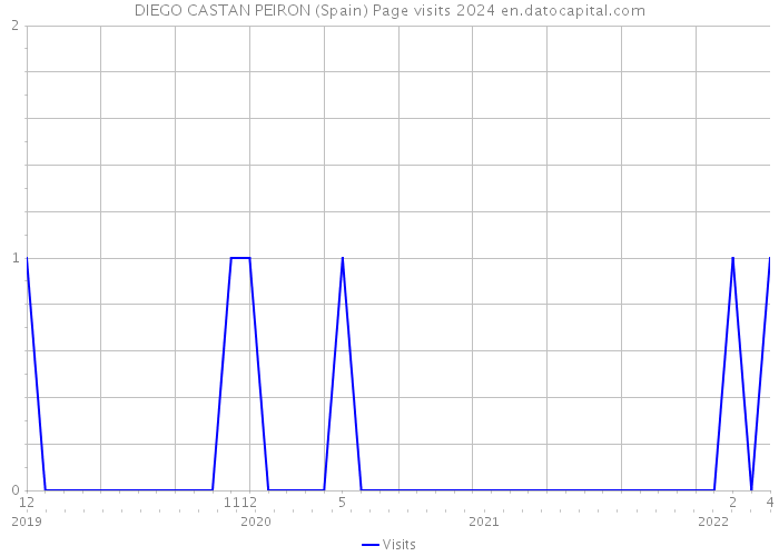 DIEGO CASTAN PEIRON (Spain) Page visits 2024 