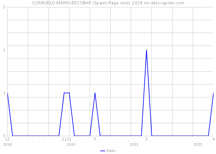 CONSUELO MARIN ESCOBAR (Spain) Page visits 2024 