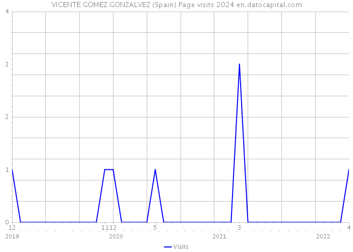 VICENTE GOMEZ GONZALVEZ (Spain) Page visits 2024 