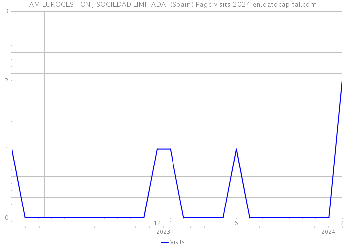 AM EUROGESTION , SOCIEDAD LIMITADA. (Spain) Page visits 2024 