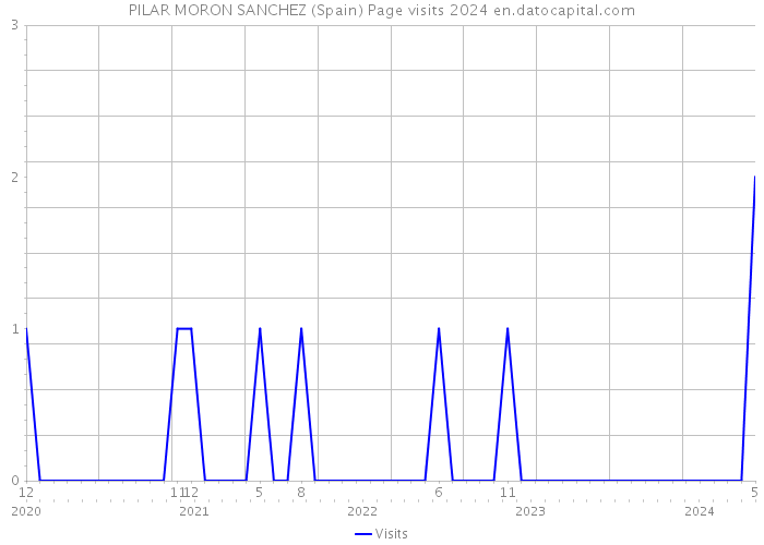 PILAR MORON SANCHEZ (Spain) Page visits 2024 