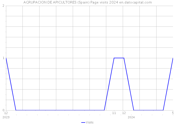AGRUPACION DE APICULTORES (Spain) Page visits 2024 