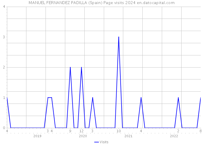 MANUEL FERNANDEZ PADILLA (Spain) Page visits 2024 