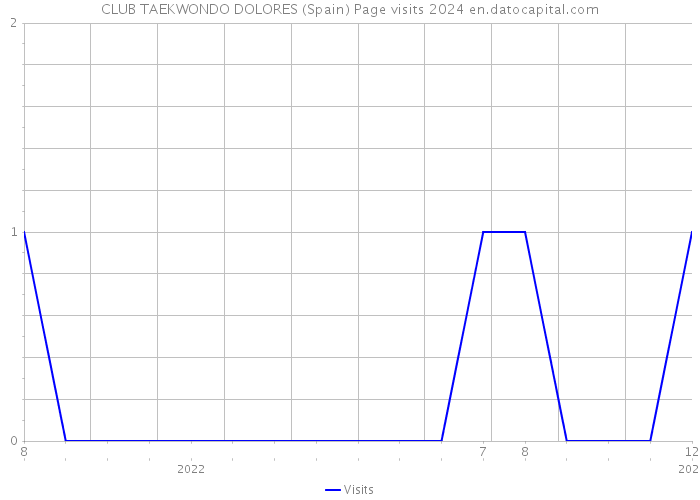 CLUB TAEKWONDO DOLORES (Spain) Page visits 2024 