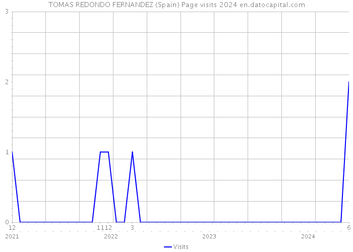 TOMAS REDONDO FERNANDEZ (Spain) Page visits 2024 