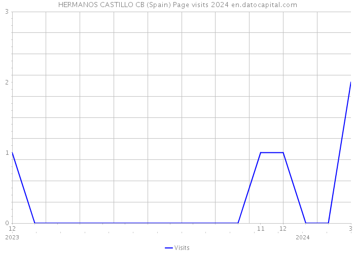 HERMANOS CASTILLO CB (Spain) Page visits 2024 