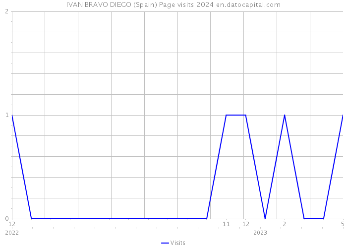 IVAN BRAVO DIEGO (Spain) Page visits 2024 