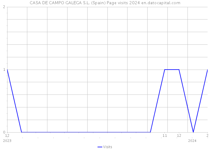 CASA DE CAMPO GALEGA S.L. (Spain) Page visits 2024 