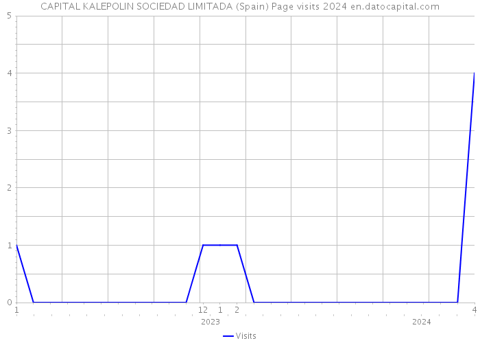 CAPITAL KALEPOLIN SOCIEDAD LIMITADA (Spain) Page visits 2024 