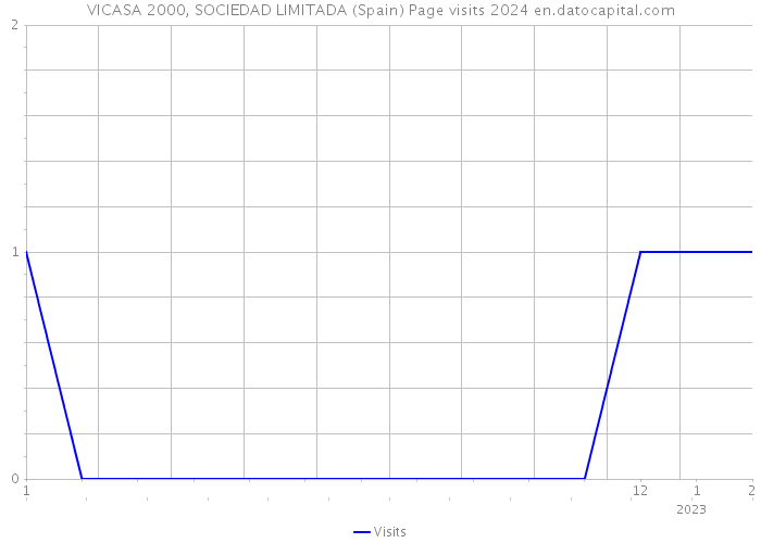 VICASA 2000, SOCIEDAD LIMITADA (Spain) Page visits 2024 