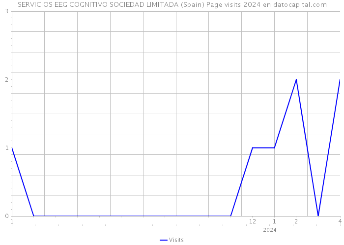 SERVICIOS EEG COGNITIVO SOCIEDAD LIMITADA (Spain) Page visits 2024 