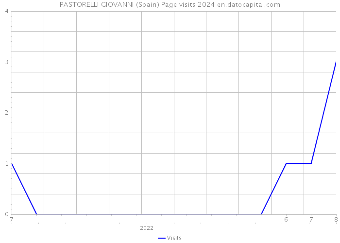 PASTORELLI GIOVANNI (Spain) Page visits 2024 