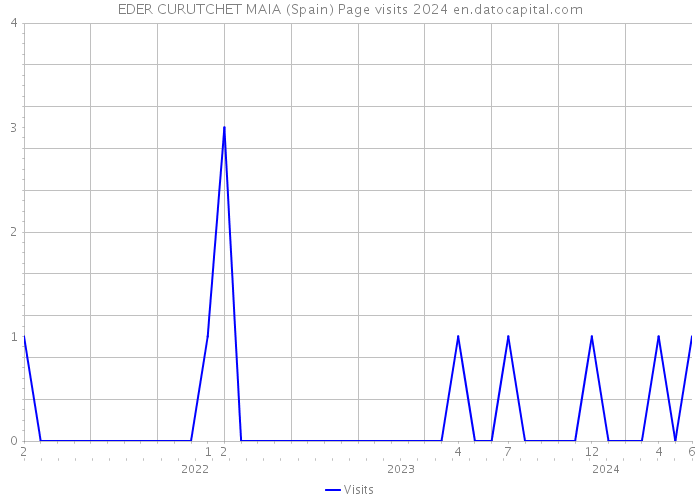 EDER CURUTCHET MAIA (Spain) Page visits 2024 