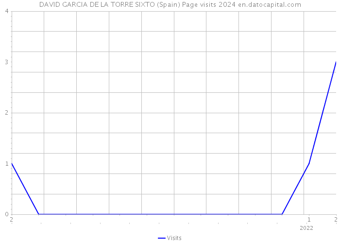 DAVID GARCIA DE LA TORRE SIXTO (Spain) Page visits 2024 