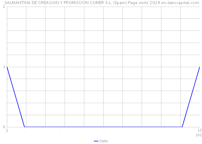 SALMANTINA DE CREACION Y PROMOCION COMER S.L. (Spain) Page visits 2024 