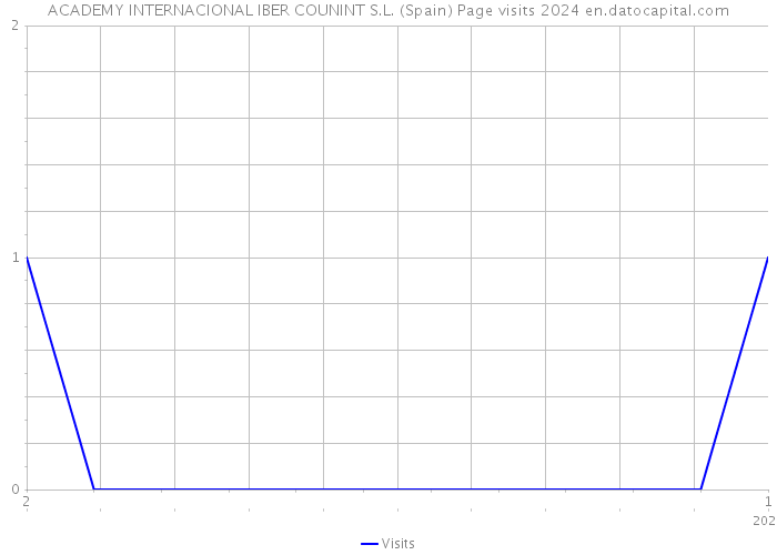 ACADEMY INTERNACIONAL IBER COUNINT S.L. (Spain) Page visits 2024 