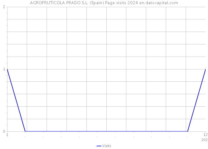 AGROFRUTICOLA PRADO S.L. (Spain) Page visits 2024 