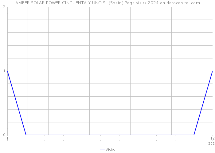 AMBER SOLAR POWER CINCUENTA Y UNO SL (Spain) Page visits 2024 