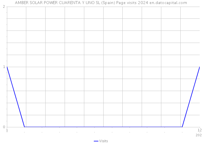 AMBER SOLAR POWER CUARENTA Y UNO SL (Spain) Page visits 2024 