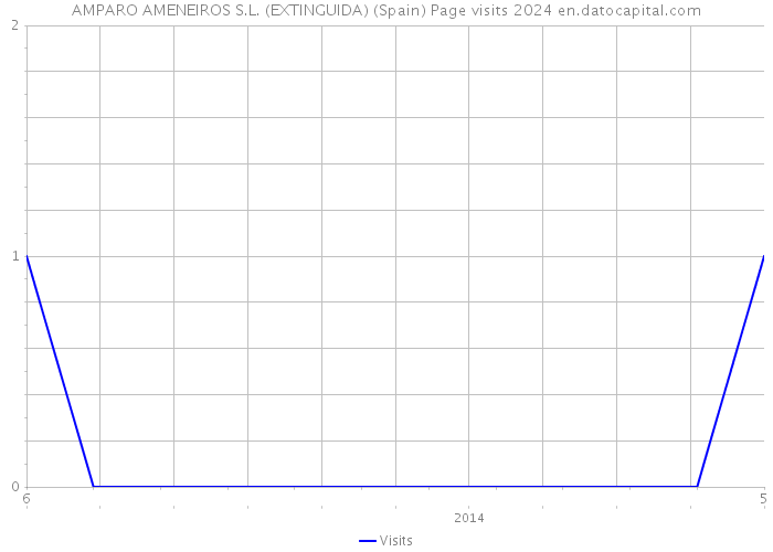 AMPARO AMENEIROS S.L. (EXTINGUIDA) (Spain) Page visits 2024 