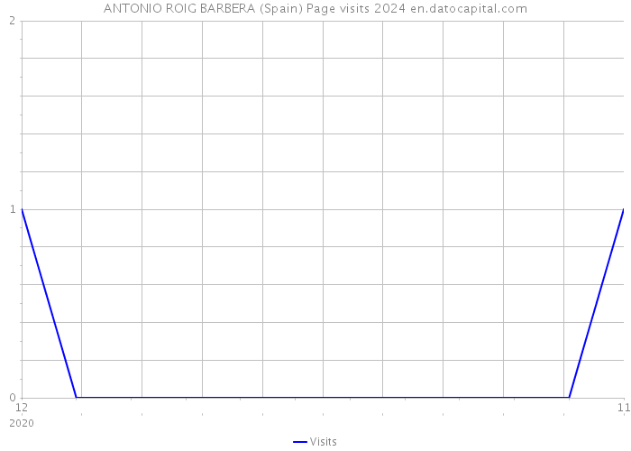 ANTONIO ROIG BARBERA (Spain) Page visits 2024 