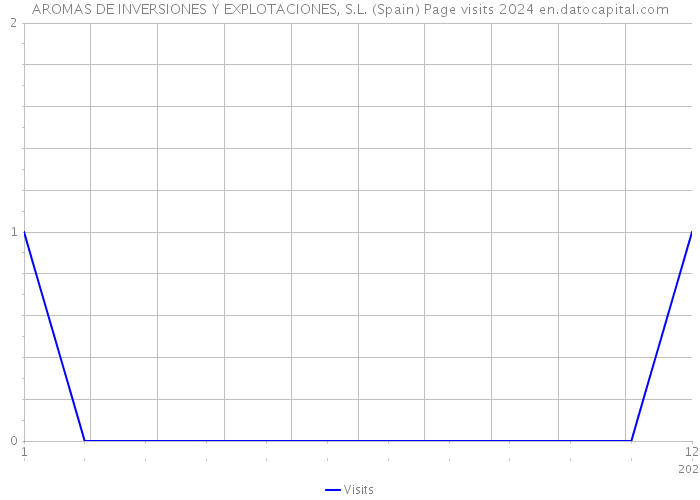 AROMAS DE INVERSIONES Y EXPLOTACIONES, S.L. (Spain) Page visits 2024 