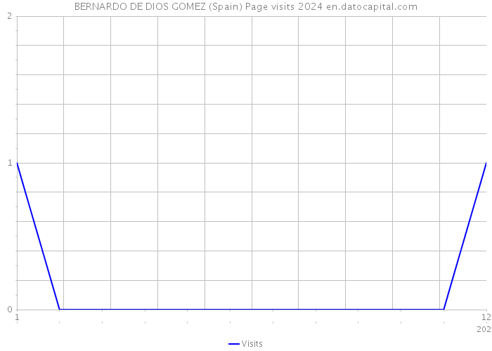 BERNARDO DE DIOS GOMEZ (Spain) Page visits 2024 