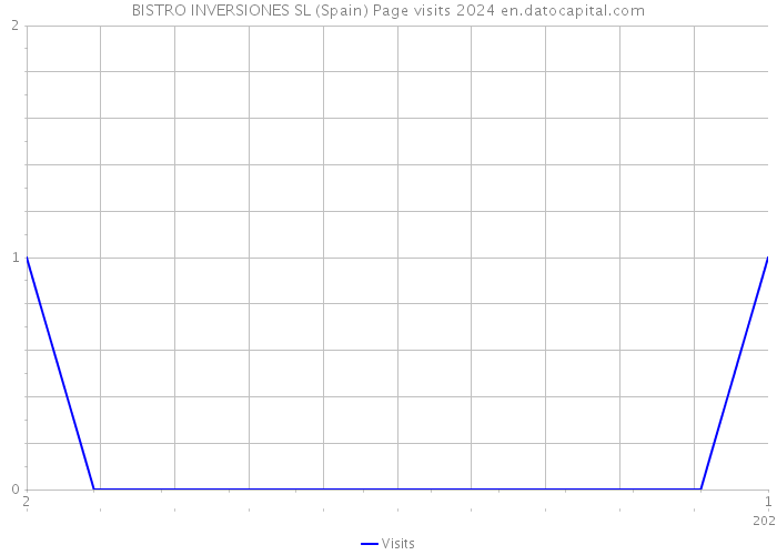 BISTRO INVERSIONES SL (Spain) Page visits 2024 