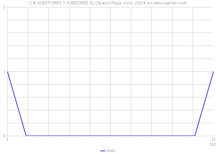 C B AUDITORES Y ASESORES SL (Spain) Page visits 2024 