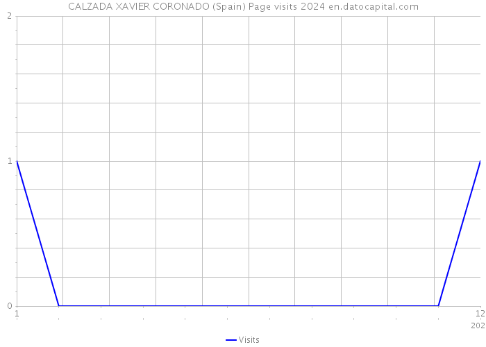 CALZADA XAVIER CORONADO (Spain) Page visits 2024 