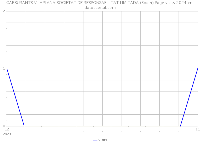 CARBURANTS VILAPLANA SOCIETAT DE RESPONSABILITAT LIMITADA (Spain) Page visits 2024 