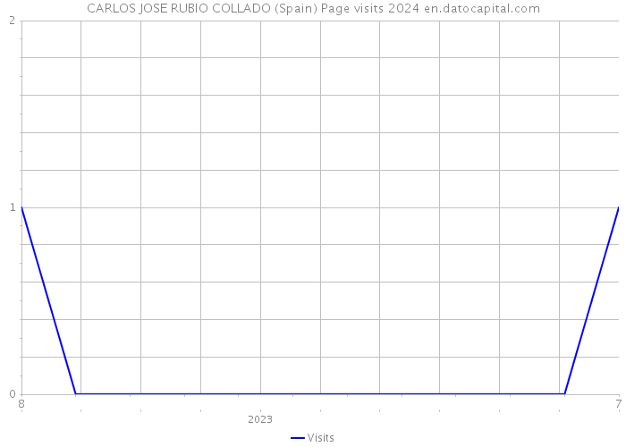 CARLOS JOSE RUBIO COLLADO (Spain) Page visits 2024 
