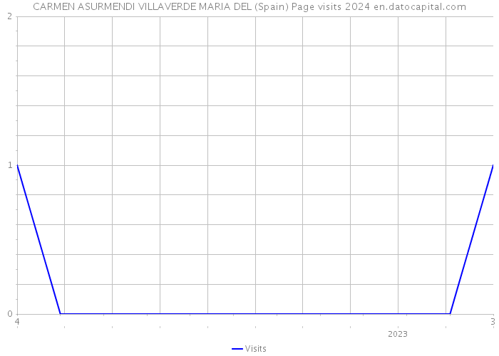 CARMEN ASURMENDI VILLAVERDE MARIA DEL (Spain) Page visits 2024 