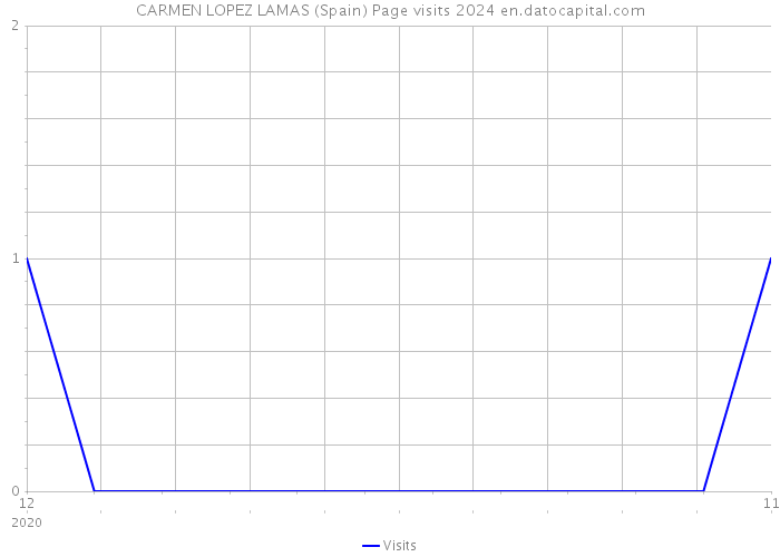 CARMEN LOPEZ LAMAS (Spain) Page visits 2024 