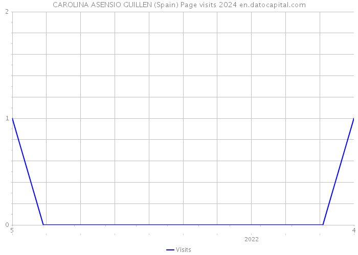 CAROLINA ASENSIO GUILLEN (Spain) Page visits 2024 