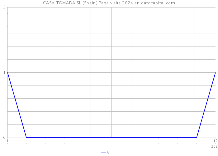 CASA TOMADA SL (Spain) Page visits 2024 