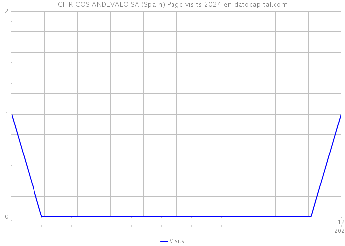 CITRICOS ANDEVALO SA (Spain) Page visits 2024 