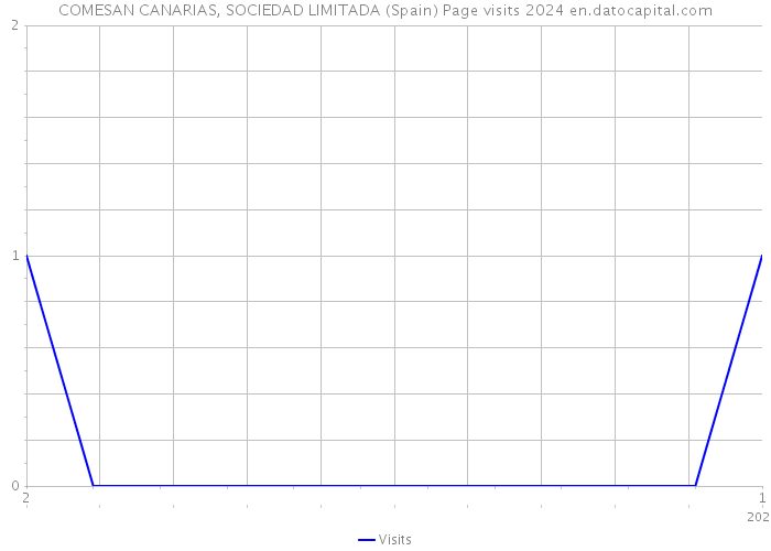 COMESAN CANARIAS, SOCIEDAD LIMITADA (Spain) Page visits 2024 