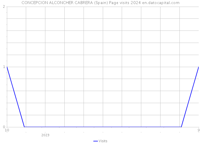 CONCEPCION ALCONCHER CABRERA (Spain) Page visits 2024 