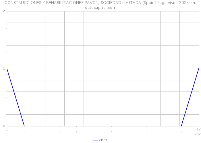 CONSTRUCCIONES Y REHABILITACIONES PAVON, SOCIEDAD LIMITADA (Spain) Page visits 2024 