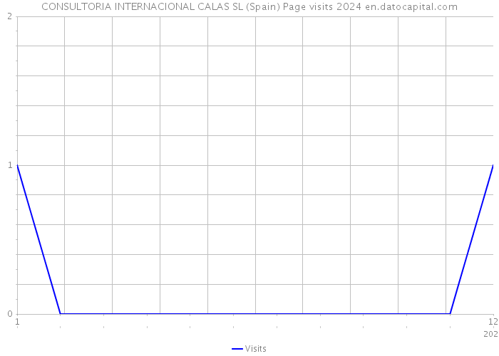 CONSULTORIA INTERNACIONAL CALAS SL (Spain) Page visits 2024 
