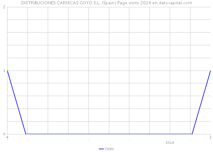 DISTRIBUCIONES CARNICAS GOYO S.L. (Spain) Page visits 2024 