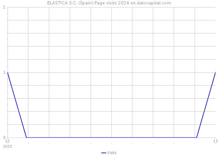 ELASTICA S.C. (Spain) Page visits 2024 