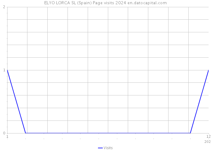 ELYO LORCA SL (Spain) Page visits 2024 