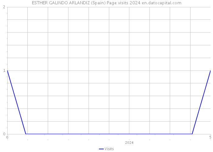 ESTHER GALINDO ARLANDIZ (Spain) Page visits 2024 
