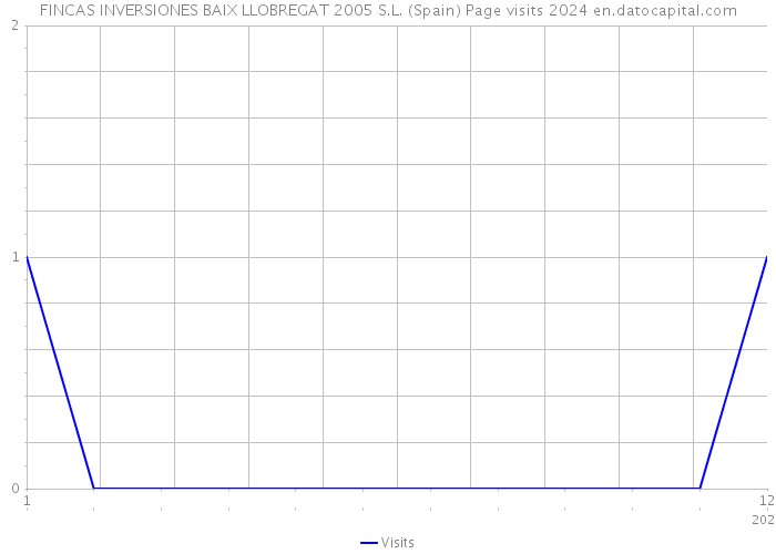 FINCAS INVERSIONES BAIX LLOBREGAT 2005 S.L. (Spain) Page visits 2024 