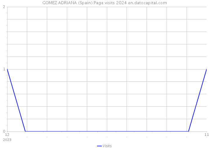GOMEZ ADRIANA (Spain) Page visits 2024 