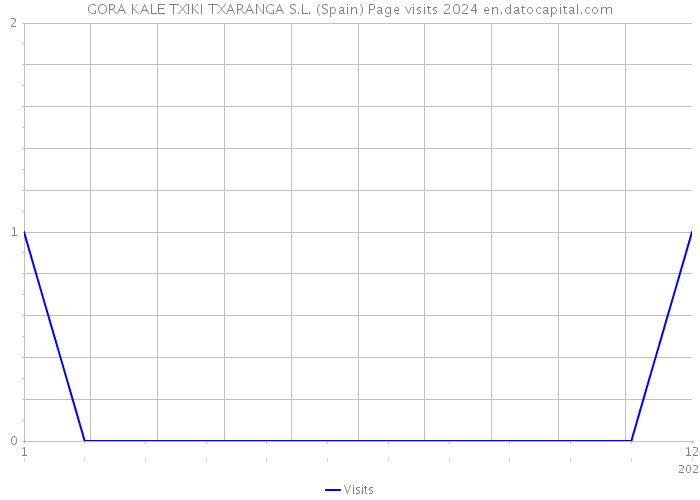 GORA KALE TXIKI TXARANGA S.L. (Spain) Page visits 2024 