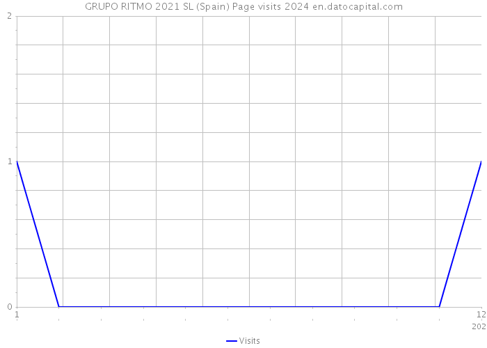 GRUPO RITMO 2021 SL (Spain) Page visits 2024 