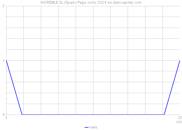 INCREIBLE SL (Spain) Page visits 2024 